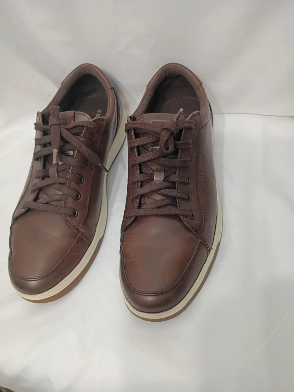 Cole Haan Sport Ox Men’s Brown Leather Casual Sneakers Size 11.5 M